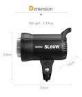 Us Godox Sl-60w 5600k Studio Led Video Continuous Light Bowens remote Control