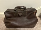 Vintage Alligator Leather Physicians Doctors Bag House Calls Distressed