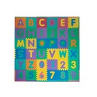 96 Pc Foam Floor Alphabet   Number Play Interlocking Puzzle Mat For Kids 6 Sqft