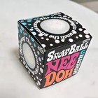 Needoh Snowball Crunch Ball Squeeze Pinch Sound Unzip Stress Relief Fidget Toy
