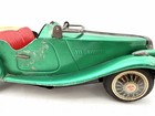 Vintage Japan Tin Mg Roadster Convertible Car Toy Non Working