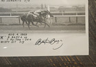 11x14 1969 Photo College - Trainer Roger Laurin Wins 4 At Saratoga  Signed Baeza