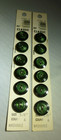 Vintage Dark Green Buttons 12 Count On Two Cards  5 8  Each By Classic