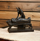Rare Ancient Egyptian Antiquities God Anubis Unique Statue Pharaonic Egyptian Bc