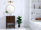 Brass Bathroom Or Dining Room Clear Glass Lamp Shades Wall Sconce Light Fixture