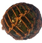 Title  Vintage Swedish Glass Fishing Float - Cme  sandvik Glassverk  - Origina