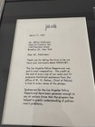 Framed Jack Webb Typed Letter Signed - Fantastic Lapd   Dragnet Content