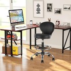 Hydraulic Rolling Clinic Spa Massage Stool Salon Chair With Backrest Footrest