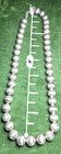 Vtgsterling Silver 925 Graduated Round Bead Necklace 16    50g Navajo Pearls Style