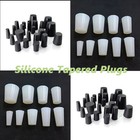 Silicone Tapered Plugs Powder Coating High Temp Masking Stoppers Rubber Bungs