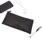 6 Pcs Black Zipper Bank Deposit Money Bags Cash Coin Pouch Security Safe