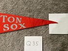 Vintage 1950   s Boston Red Sox Baseball Pennant Full Size With Tassels
