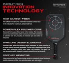 New Engage Pursuit Pro1 Pickleball Paddle Power Series Carbon - Red white blue