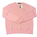 Nwt  125 Polo Ralph Lauren Classics Crewneck Sweater Pink Cotton Men s Size M