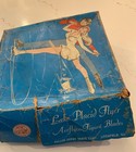 Vintage Ice Skates Women   s Size 9 Lake Placid Flyer Aerflyte Figure Blades W Box
