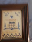 Old Tyme Vintage  Home   Heart Cut Out Print - Oak Frame And Finished 10  X  8 