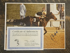 11x14 Photo  Seattle Slew  1977 Kentucky Derby  Signed By Jean Cruguet W coa