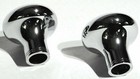 Knob Set Air Brake Tractor Trailer Blue Jewel Screw On For Kenworth Freightliner