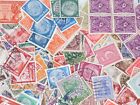 Stamp Germany  Deutsches Riech 1000pc Lot Off Paper Philatelic Kiloware Used