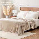 Luxury Fleece Warm Blanket Soft Lightweight Velvety Plush 90x90 Inch Grain