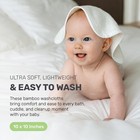 Bamboo Baby Washcloths 100  Cotton Soft Absorbent For Newborns - Gentle Bath