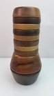 Vintage David Collier 94    Signed  rainbow Storm  Wood Oil Filled 9  Kaleidoscope