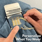 10 Hook Loom Knitting Kit patch Kit Weaving Loom portable Patch Darning Loom Kit