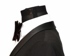 Mens Ferucci Oversized Bow Tie - Brown Velvet Bowtie  Mens Big Bow Tie