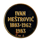 1983 5g Gold Coin   Medal Ivan Mestrovic Yugoslavia   Croatia  the Bowman  Rare