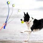New Tennis Ball Thrower Launcher Dog Toy Chucker Fetch Stick Lightweight Pet