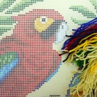 Floral Needlepoint Kit For Adults And Beginners     Parrots 16           16    With Clea   