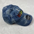Grateful Dead Dancing Bears Hat Tie-dye Blue Denim Cap Adjustable Strap Bioworld