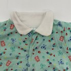 Build A Bear Green White Baby Sleeper Pjs Pajamas Teddy Sleep Clothes Outfit