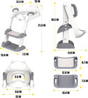 Potty Training Seat With Step Stool Ladder For Toddlers  Adjustable Kids Toilet 