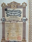      China Government 1914 Emprunt Industriel 5  Bond Loan With Coupon Uncancelled