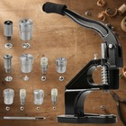 Hand Press Machine With Dies Heavy-duty Rivet Setter Tabletop For Garment Repair