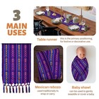 Mexican Table Runner     Rebozo Mexicano  Woven Guatemalan Scarf  Mexican Reboz   