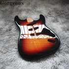 54mm Hardtail Bridge Design Sunburst St Style Electric Guitar Body