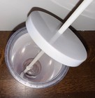 Starbucks Grande White Glitter Coffee Cup Tumbler 16 Oz