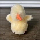 Vintage Eden Yellow Fluffy Duck Chick Plush