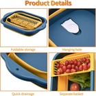 Collapsible Wash Basin With Drain Plug - 2 9 Gallon  11l  Foldable Camping Sink 