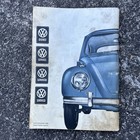 1963 Volkswagen 1200 Beetle Bug Owners Instruction Manual Original Collectible