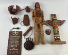 Marx Johnny West Chief Cherokee  In  movable  Box Not Complete Accessories