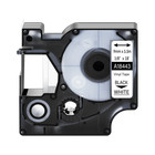 2pk 9mm Black On White Industrial Vinyl Tape Label 18443 For Dymo Rhino 6000