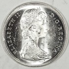 1966 Canada Silver Dollar        Uncirculated        Great For Sets 115