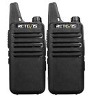 Retevis Rt22 Uhf Walkie Talkies Two Way Radio 2w Ctcss dcs Vox For Family 2pcs 
