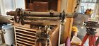 Antique All Brass L  Beckman Co  Transit On A Very Heavy Duty Wood Tripod