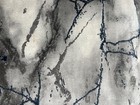 Safavieh Craft Collection Runner Rug With Blue silver Marble Print 2 3  X 16 
