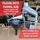 Transmission Funnel With 4 Foot Clear Tubing - Made In Usa - Perfect 