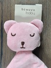 Btween Baby Pink Teddy Bear Lovey Plush Security Blanket New